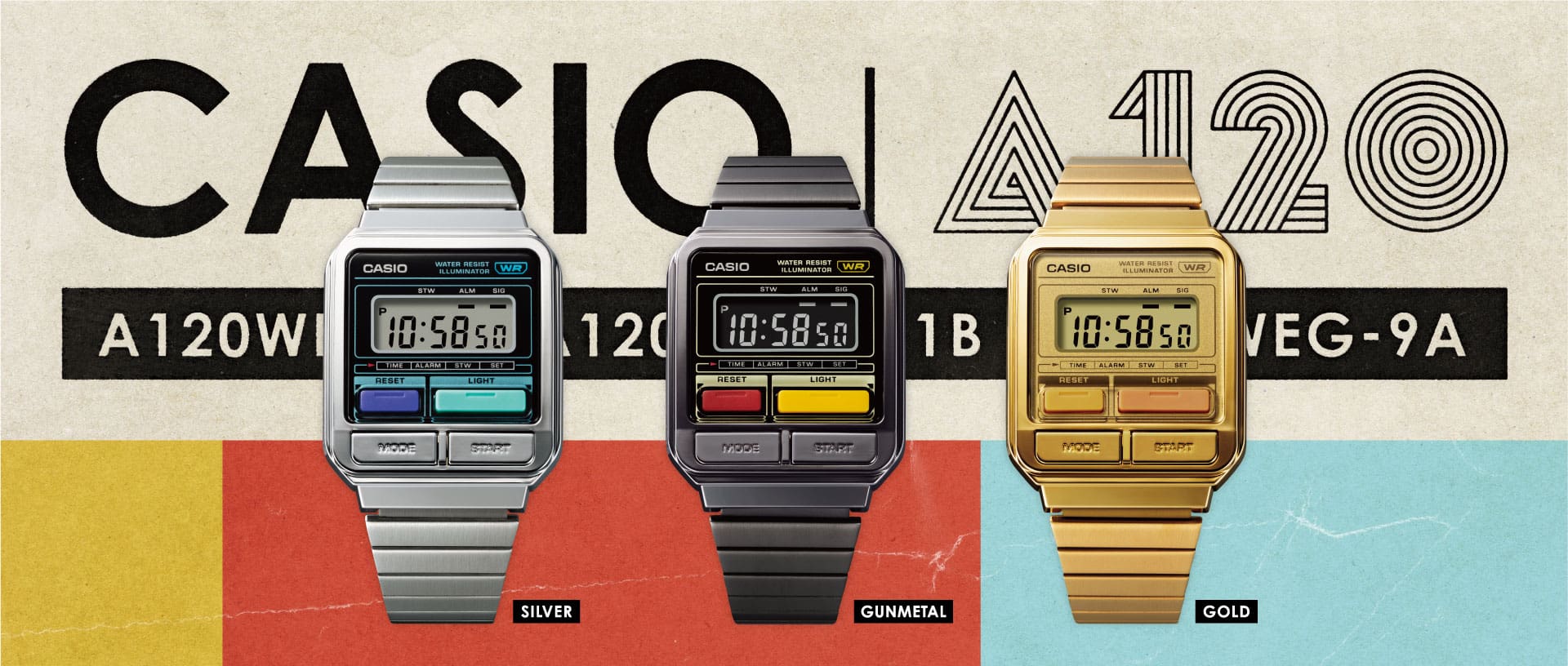 CASIO -新品未開封 カシオ デジタル 腕時計 ステンレス チープカシオ レトロ風モデルの通販 by aquaカシオならラクマ