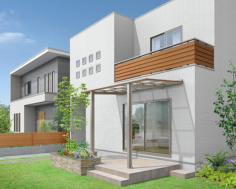 カーポートとテラス屋根同時に立てました