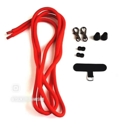 受注制作 カラー選択 マクラメ編みのスマホストラップ ショルダーストラップ スマホショルダー 金具2つタイプhagoromomacrame - snuggle up to the sea