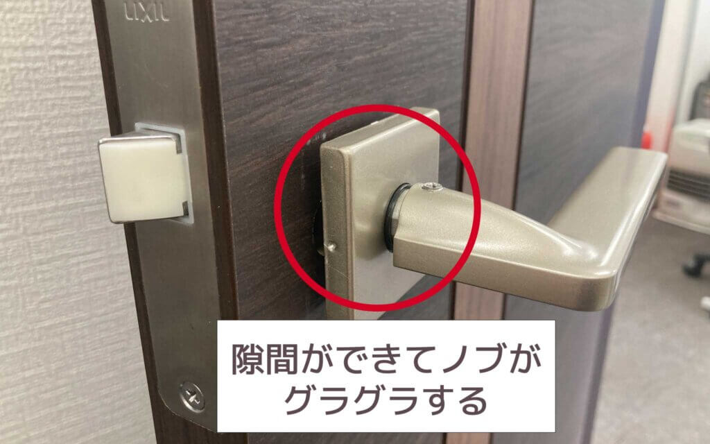 玄関ドアノブの緩みの直し方～グラグラ・ぐらつき外れそうなときの対処法～レスキューラボ