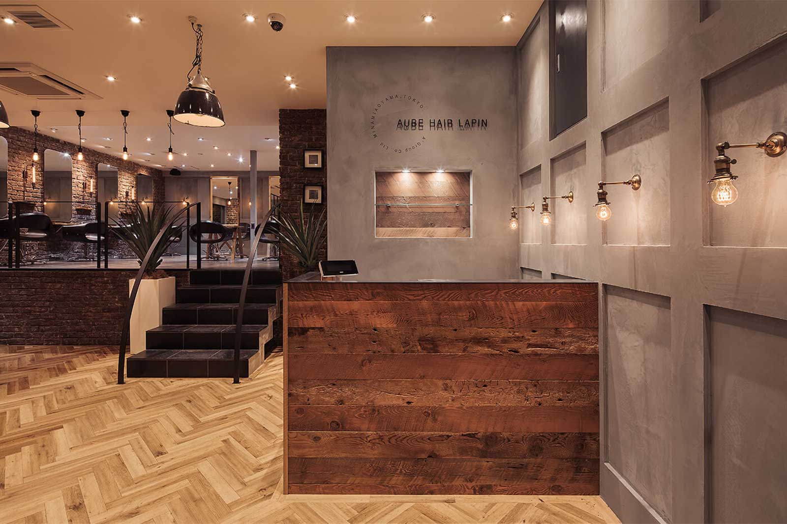 木製 レジ カウンター 美容室 サロン ネイル エクステW92×D44×H106 事務・店舗用品