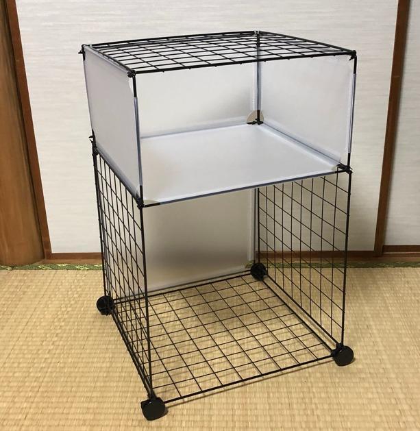 ダイソーのフリーマルチパネル犬のサークル・ケージを手作り 100均