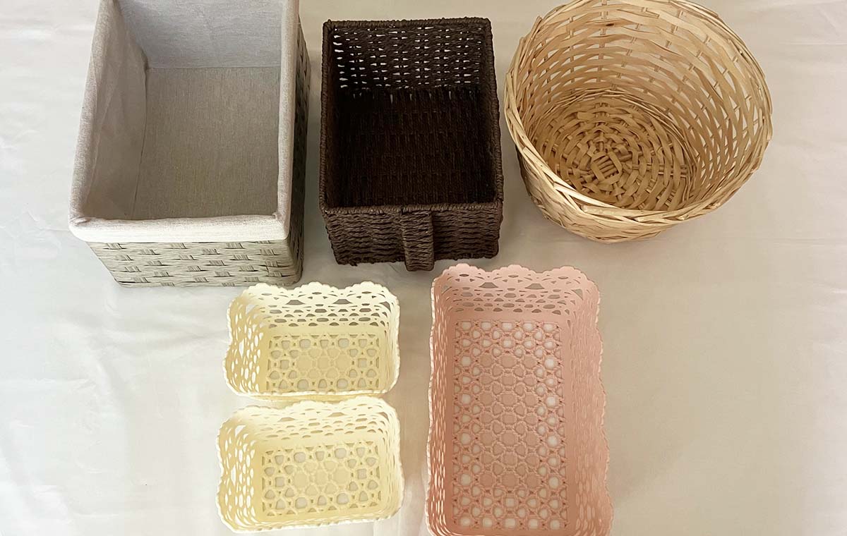 使いやすさも見た目も満足☆ダイソーで購入できるかご＆バスケットRoomClip mag暮らしとインテリアのwebマガジン