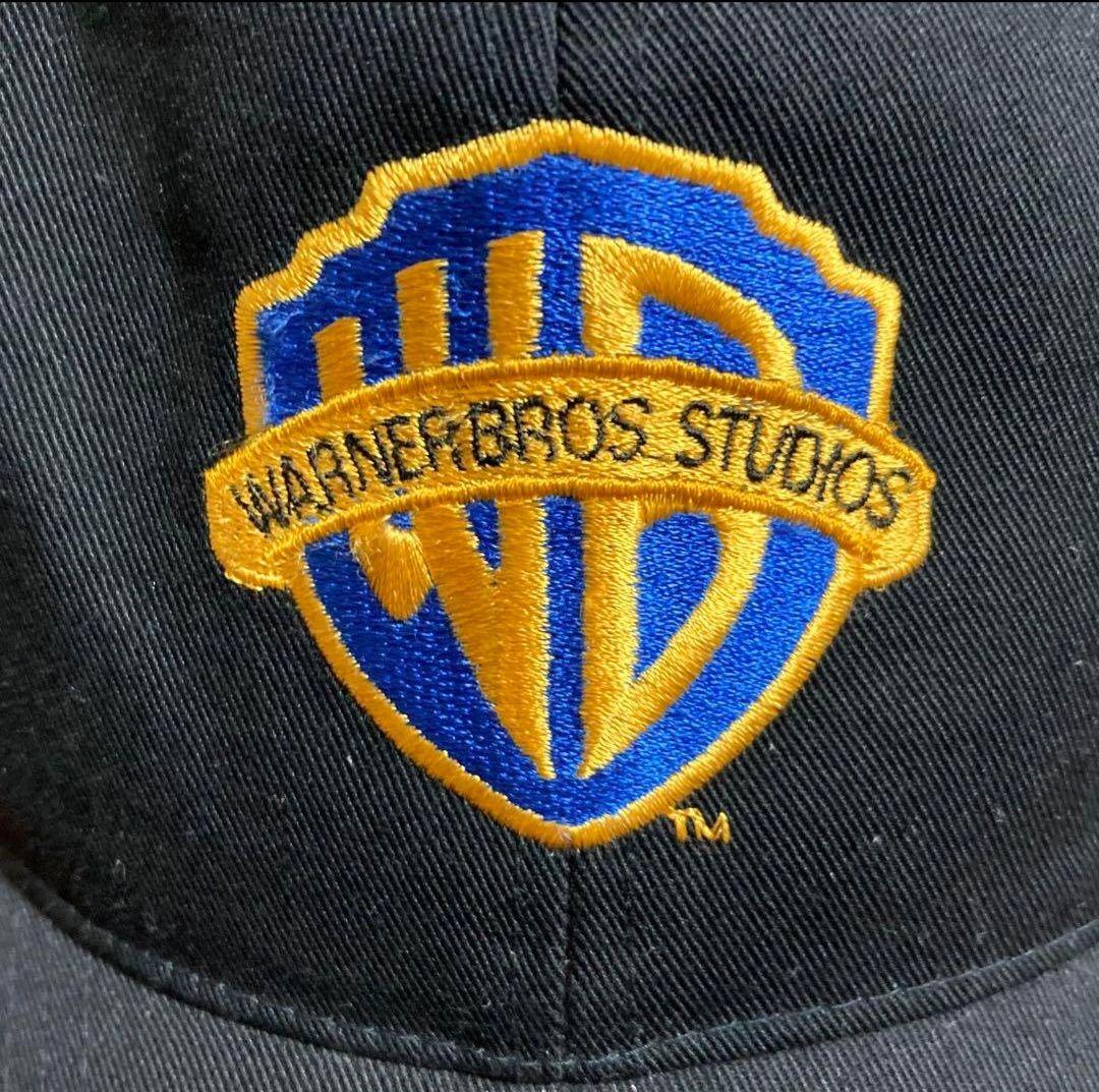 WARNER BROS ワーナーブラザーズ 刺繍 ロゴ キャップ 90s ワーナーブラザーズキャップヴィンテージ