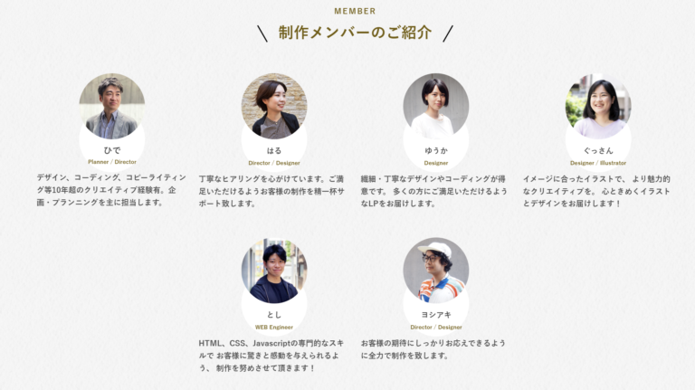 職場・部署紹介テンプレート 社内報 ページデザイン案