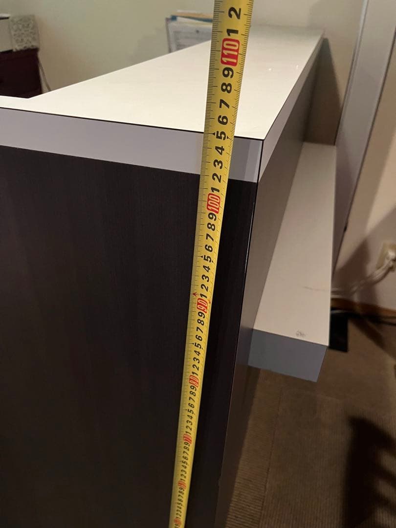 レジカウンター カウンターテーブル 受付 カウンター 木製のレセプションデスク レジスタンド カウンターテーブル 美容院 美容室 美容師 理美容理容室 ネイル エステ サロン用 140x60x95.6cm 左側レジカウンター カウンターテーブル 受付 カウンター 木製の