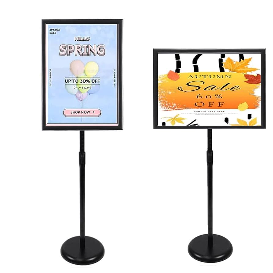 看板通販サインキングダムメニュー立て A4 メニューブックスタンド 卓上 ブラック 書類収納 MS-003