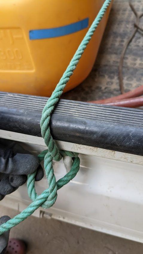 howto情報ロープの結び方 2本を結ぶ「本結び」ホームセンタ