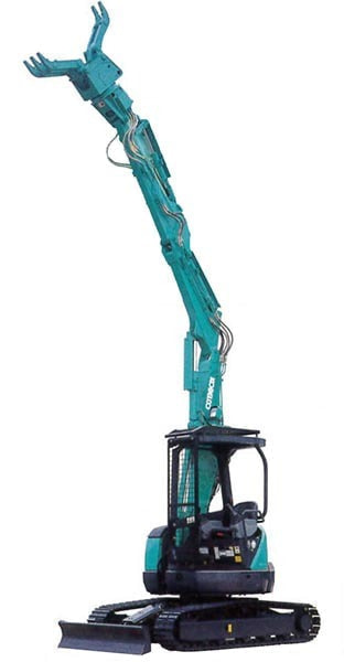 日立建機 超大型ユンボ ZX1000K 解体仕様機大規模解体現場での作業風景