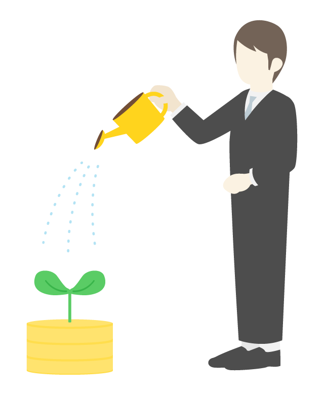 投資の説明をする人のイラスト商用可・フリーイラスト素材ソコスト