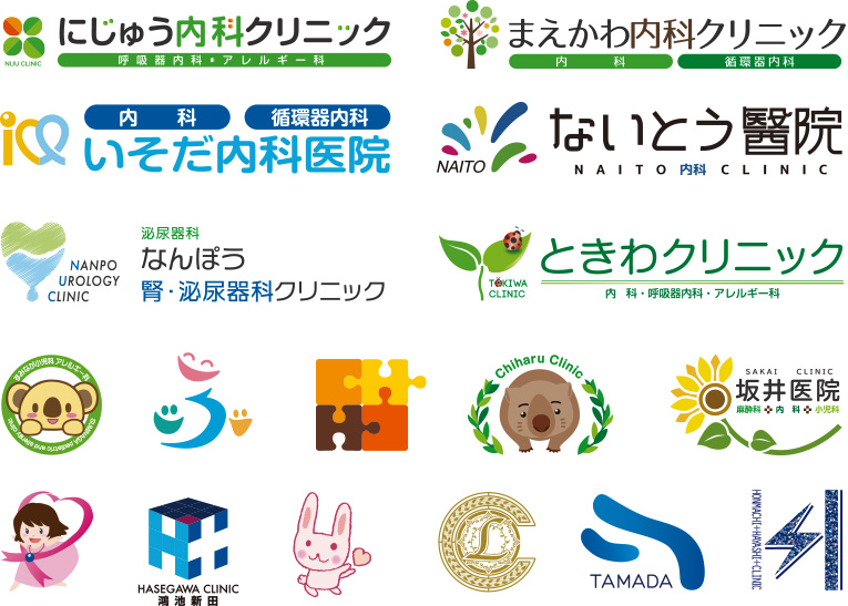 たにぐち内科クリニックロゴ作成。全国対応可能。ロゴ作成のビズアップ