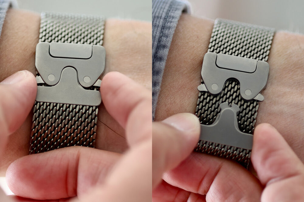 Applewatch チタニウムミラネーゼループ 純正