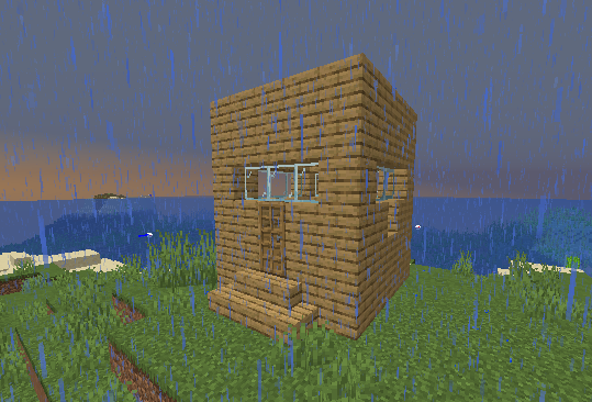 マインクラフト 仮拠点・サバイバルベース編 マイクラ建築講座- YouTube