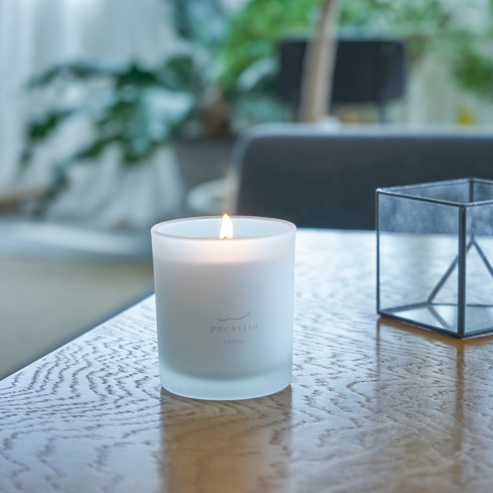 アロマキャンドル『100%NATURAL【BALMY Candle[ Osmanthus &