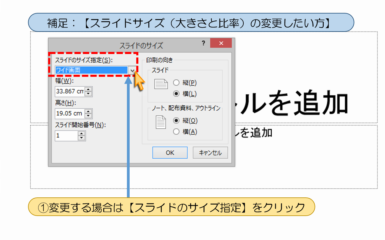 パワーポイントのスライドサイズを変更する方法を簡単解説プレゼンのgood presen!