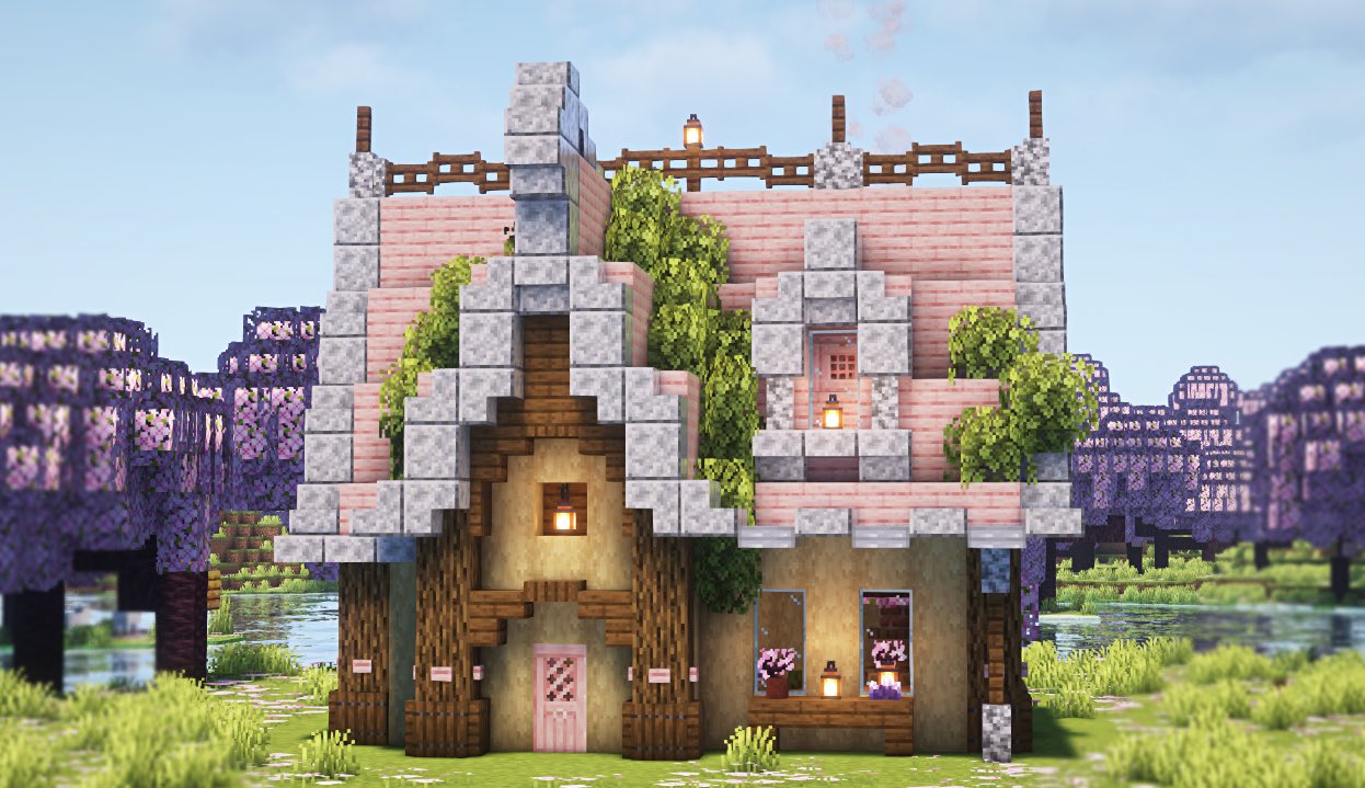 マイクラ 簡単！サバイバルで最初につかう「仮拠点」をつくろう！おすすめの場所も紹介！ 建築講座 ‐第1回‐ - すろーのマイクラ日記