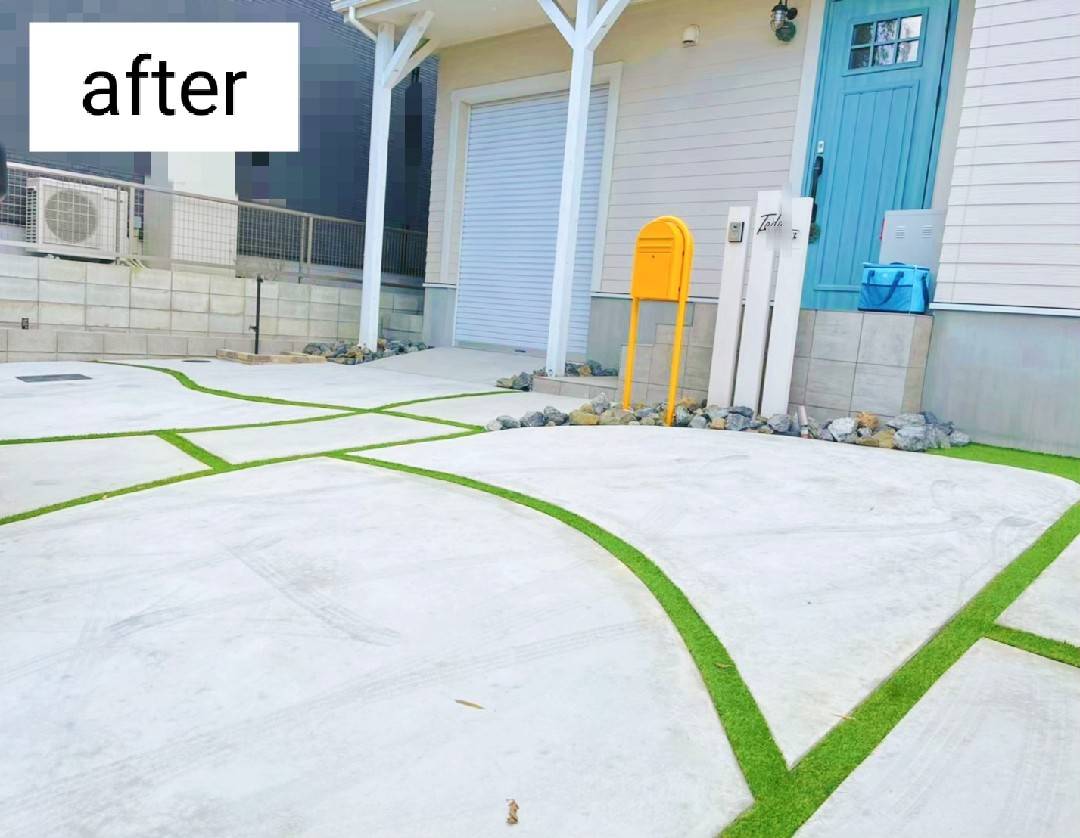 美しいスリットの駐車場Warack株式会社