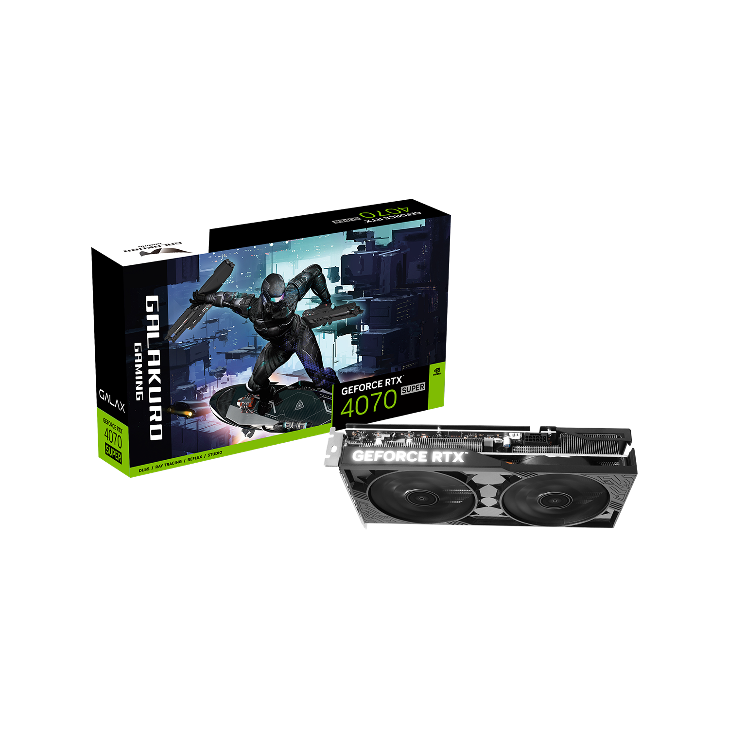 玄人志向 GALAKURO GAMING GG-RTX5070-E12GB OC DFPCIExp 12GB の激安通販 詳細情報-パソコンショップパウ