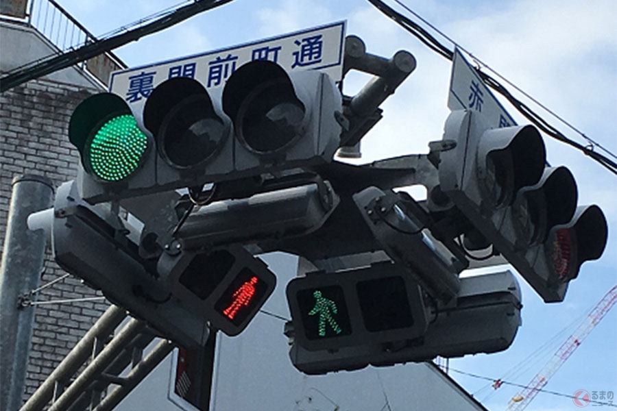 歩行者用信号機の赤の「人」、太った？ラジトピ ラジオ関西トピックス