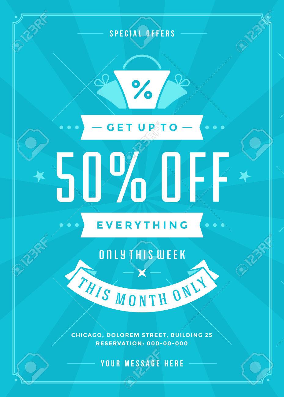 セールポスターテンプレートでおしゃれな小売業向け・お店向け販促広告ポスターデザインを無料で作成！Canva