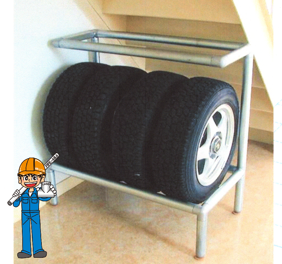 タイヤラック が欲しい！木製で安く自作 DIY しよう