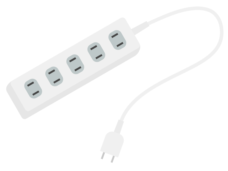 電源タップ コンセントタップのアイコンフリーのアイコンイラスト素材 icon-pit