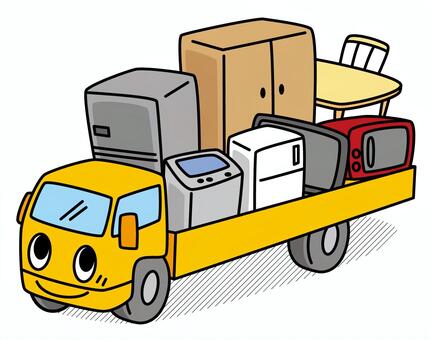 引っ越しイラスト 無料フリー素材Good