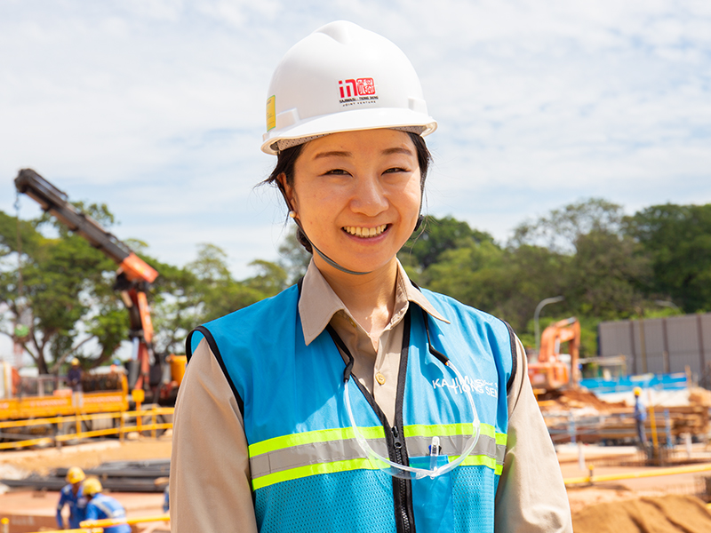 スケールの大きな現場で、「働く女性」の見本になれるような仕事をしていきたい。OBAYASHI TIMES株式会社大林組 新卒採用情報