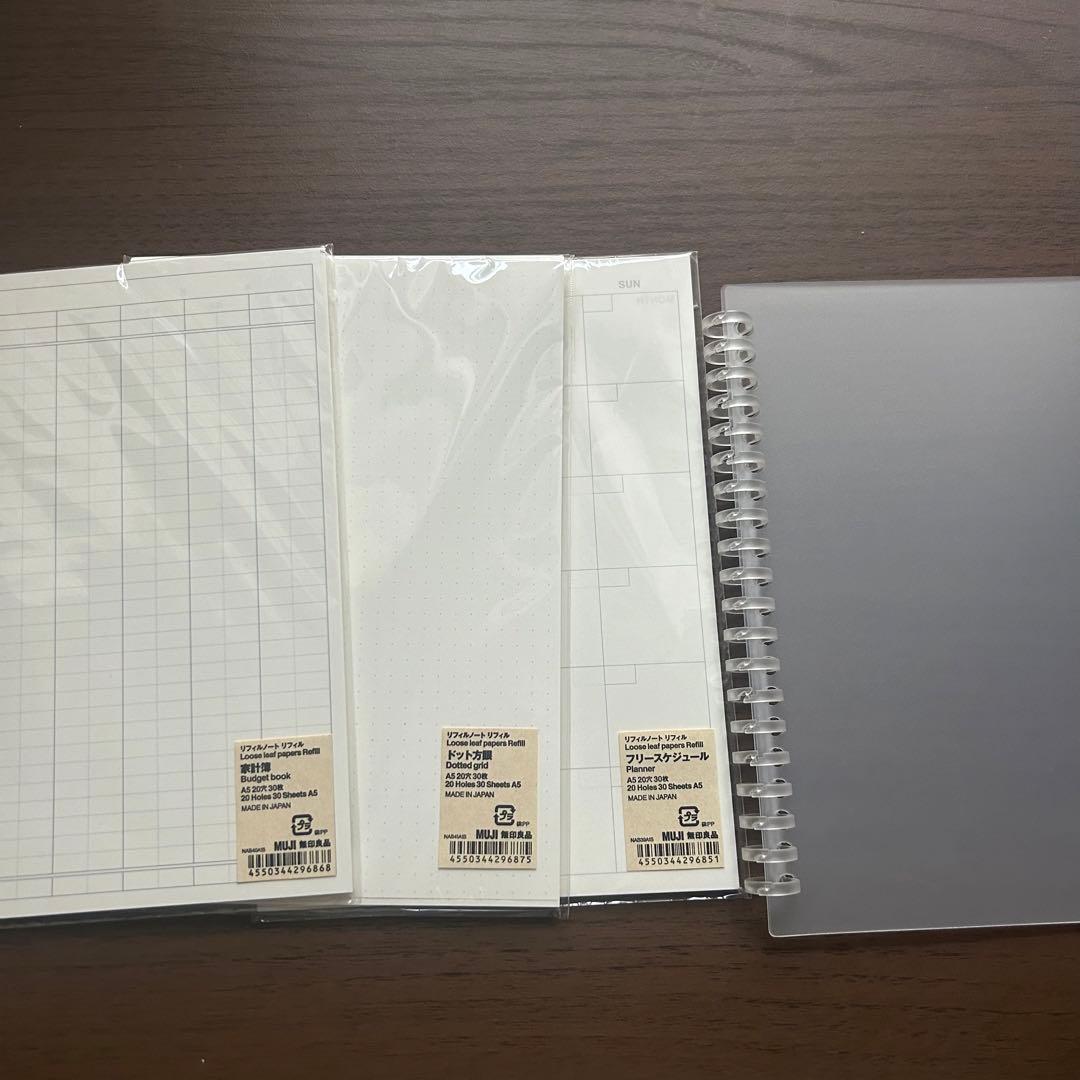 ルーズリーフは無印がやっぱり使いやすい！ ＆書くのがマイブーム : 写真で魅力発掘 ～暮らしのフォトダイアリー～ Powered by ライブドアブログ