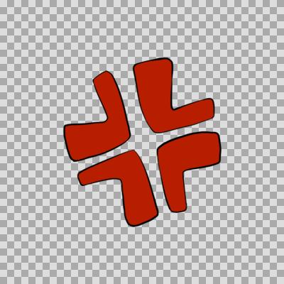 吹き出し 怒りマーク 背景透過素材 - No: 23690588写真素材なら「写真AC」無料 フリー ダウンロードOK