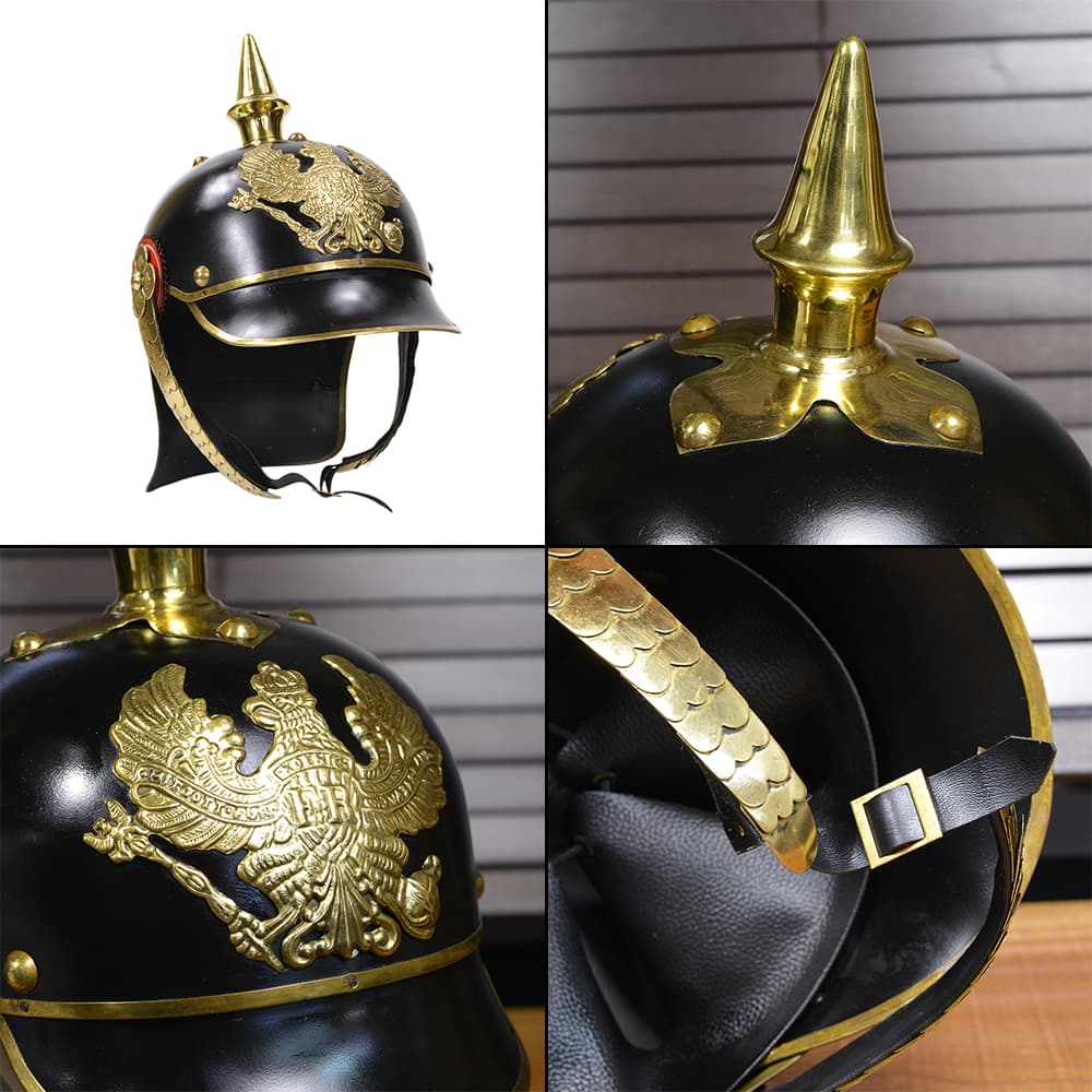 大人気！！ WW1・ドイツ軍・ピッケルハウベ 本格レプリカ 入荷のお知らせ: 中世ヨーロッパ騎士・鎧・兜・甲冑・模造刀の館