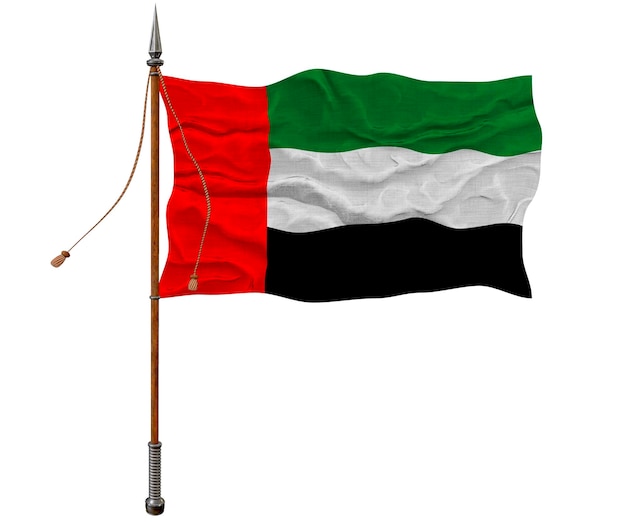 世界の国旗 服部 応援・装飾用旗 アラブ首長国 135×90cm ポンジ 1枚 直送品- アスクル