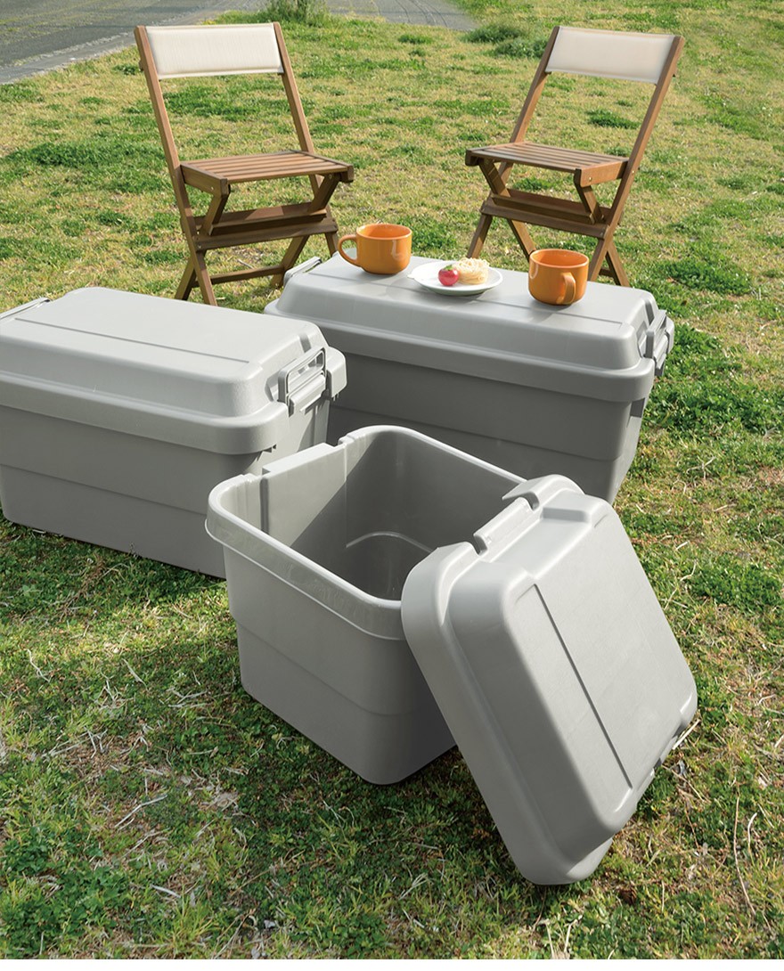 TC スタックカーゴ S-6 2個セット グリーンブラックグレーツールボックス 収納ケース 工具箱 道具入れ キャンプ ギアボックス アウトドア 収納 DIYオンラインショップびーんず