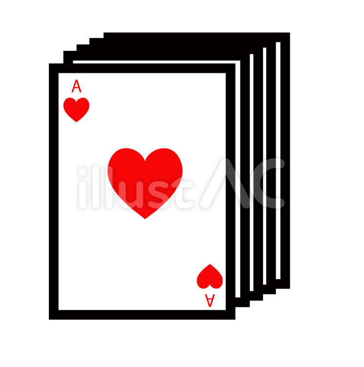 シンプルなトランプのラインアイコンのイラスト素材116136268- PIXTA