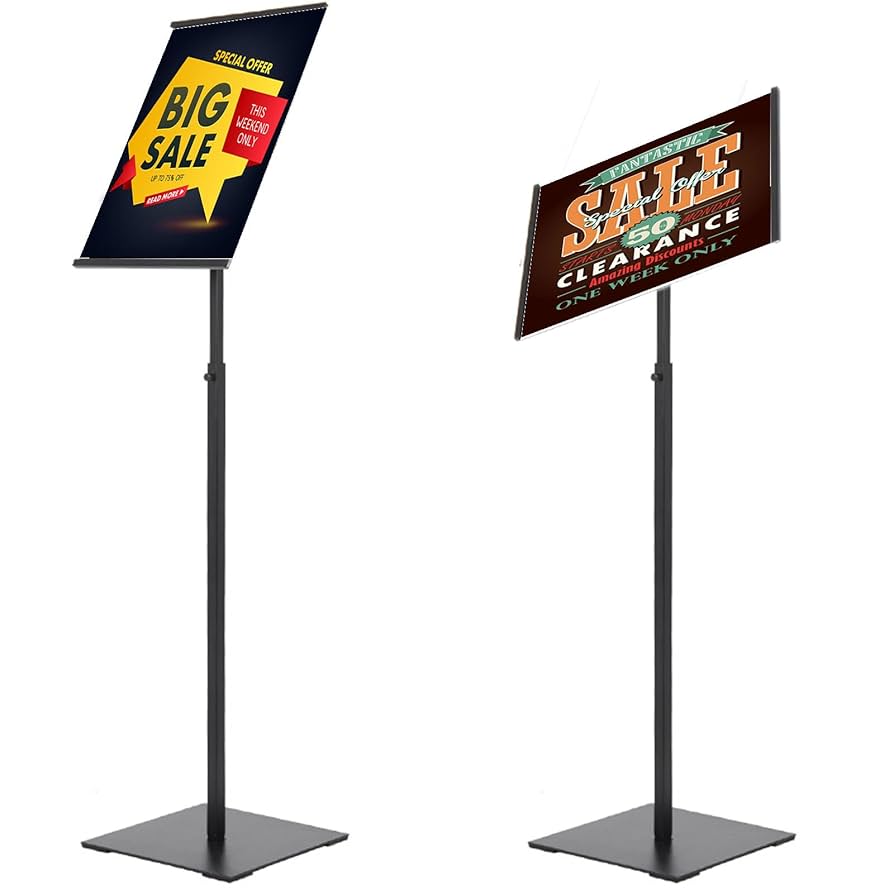 Amazon.co.jp: 立て看板 掲示板 ウェルカムボード 看板 卓上 メニュースタンド 卓上 スタンド メッセージボード 案内 スタンド 看板屋外 防水 案内 板 スタンド 立 看板 パーキング 看板 メニュー スタンド 卓上 看板立て パネル スタ A4 ブラック : 文房具・オフィス用品