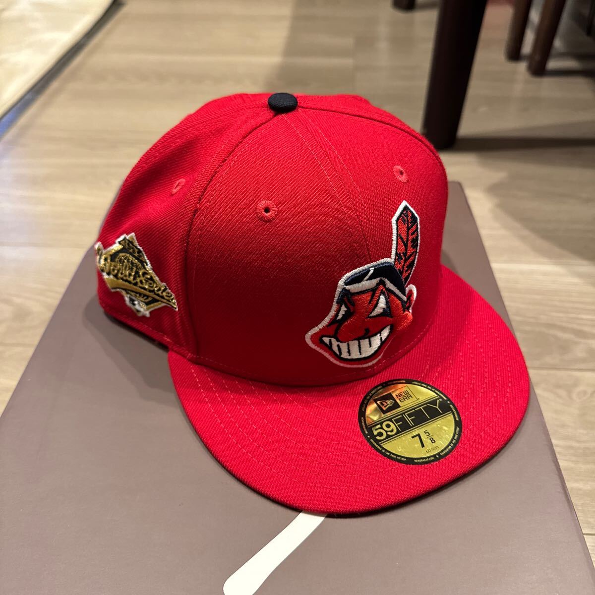 NEW ERA ニューエラ Cleveland Indians クリーブランドインディアンス Champioms95 59FIFTY キャップBLACK CAMO ブラック カモの通販Lafayetteラファイエット