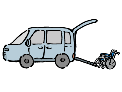 タクシー - アイコンイラストフリー素材背景透明