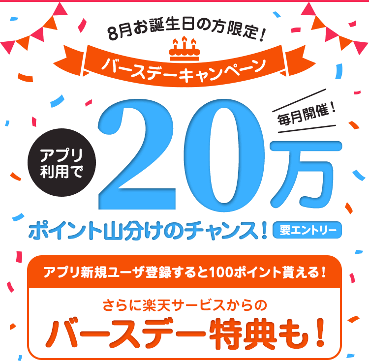 楽天会員のシルバーランク以上がもらえる「お誕生日ポイント」を確実にゲットする方法 - OTONA LIFEオトナライフ