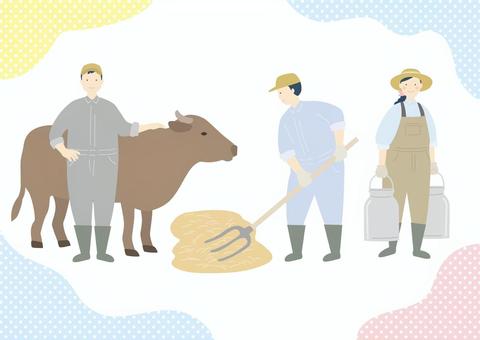 畜産農家のイラストかわいいフリー素材集 いらすとや