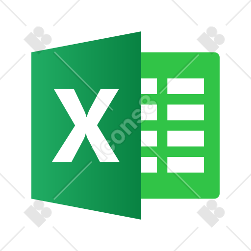 マイクロソフト・エクセル Microsoft Excel のロゴマーク無料配布 イラレ イラストレーター ベクトルパスデータ保管庫 ai・eps ベクター素材