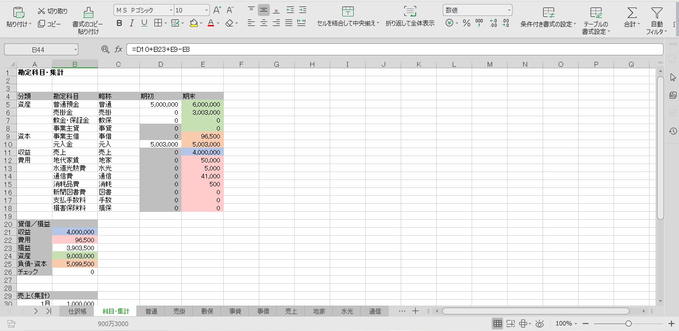 すぐに使える会計報告書・収支報告書テンプレート Excel・エクセル 無料・登録不要ビズ研