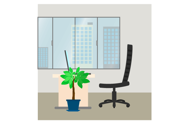 企業会議のフラットカラーベクターイラスト。プレゼンテーションを行う。会社の戦術について話し合う同僚。背景 にプレゼンテーションボードを持つ完全に編集可能な2Dシンプルな漫画のキャラクターのイラスト素材・ベクター Image 192428040