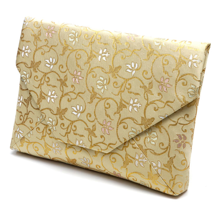 数寄屋袋 名物裂切り継 正絹 茶道具 懐紙入れ あらいそ謹製西陣織名物裂