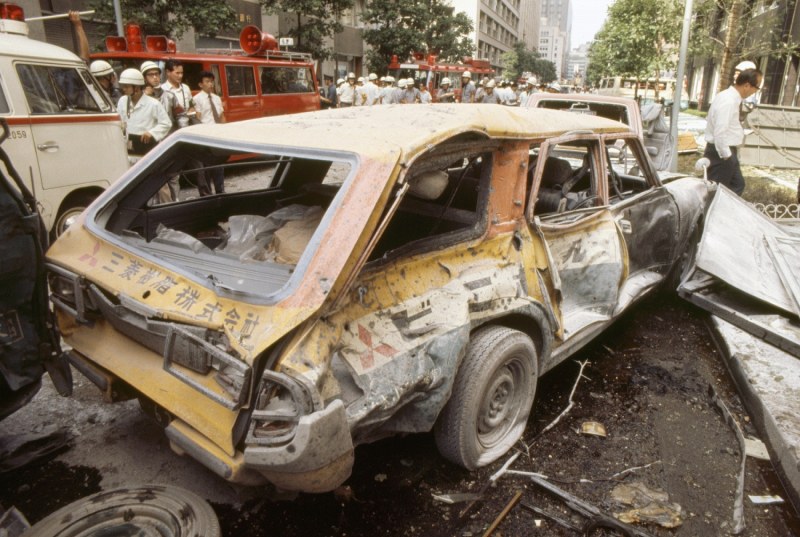 三菱重工ビル爆破事件写真特集11 11毎日新聞