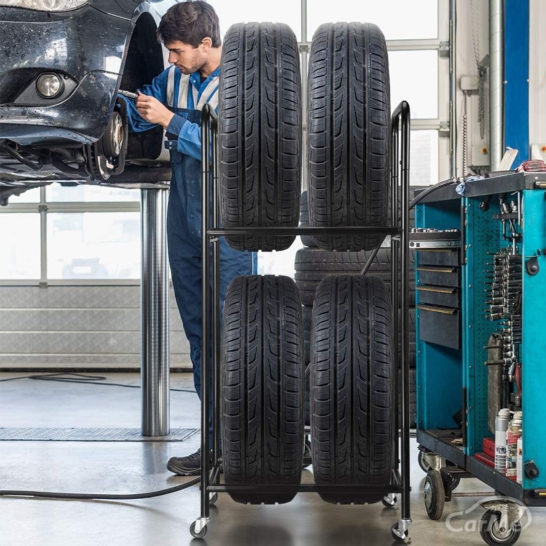 農業用19mmパイプ 自作タイヤラック設計制作ナカガワ運送 〜奈良天理軽貨物・日本縦断弾丸の旅