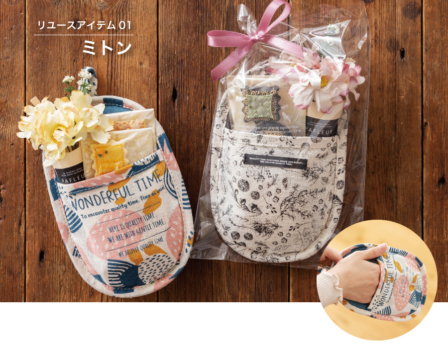 包装紙を再生するエコレシピInspired Crafts