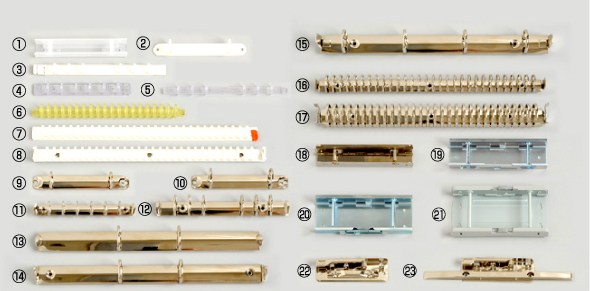PLUS WEB CATALOG薄型ファイルフラットファイル 樹脂製とじ具78-320
