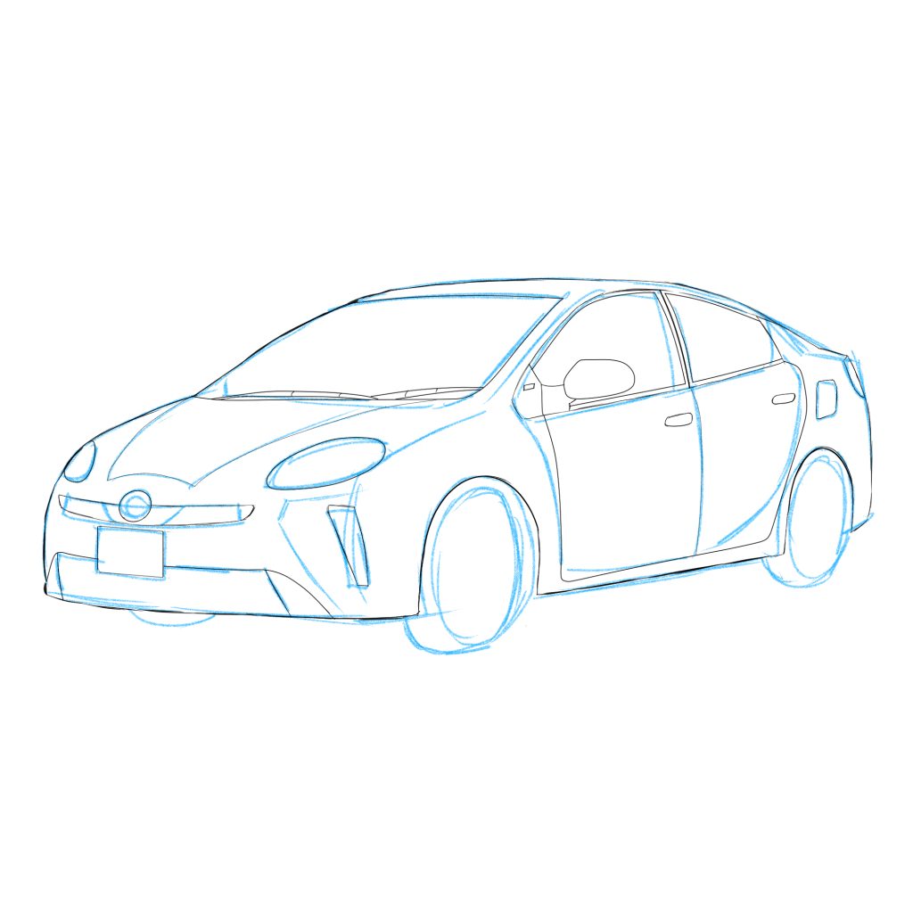 初心者も簡単！車のイラストの描き方 - オンラインイラスト教室アタムアカデミ