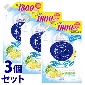 全身泡ソープ しっとり詰めかえ用２回分８００ｍｌ×３個セット