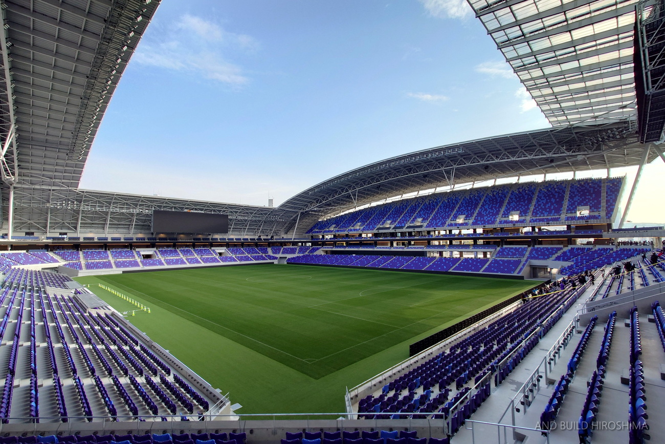 エディオンピースウイング広島 内覧会レポート＜観客席編＞ 2024.02 Vol.21AND BUILD HIROSHIMA